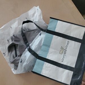 Vineyard Vines Gray Zip-Up Sweater Classic And Comfy